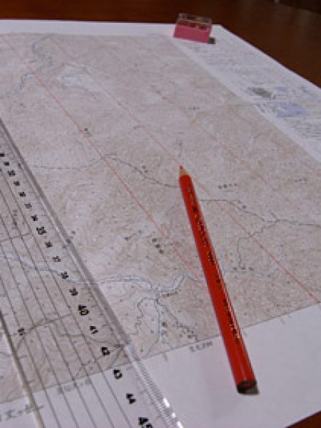 登山に必要な読図の練習に25000分の1地形図の準備をしよう