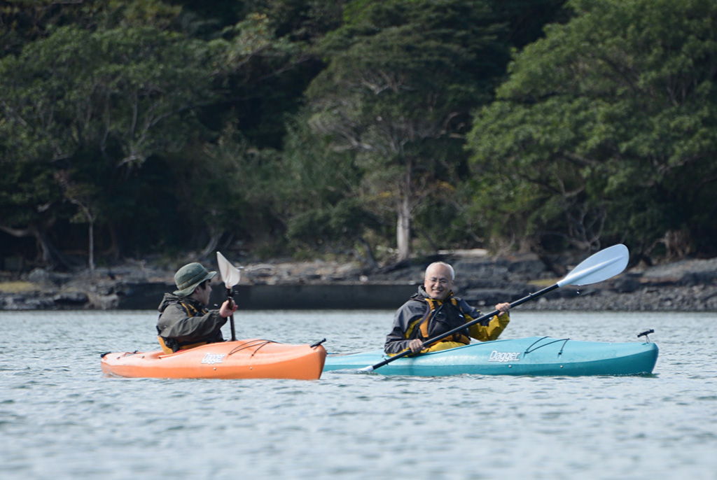 休憩後にご家族3人集まって記念写真を一枚。笑顔がとっても素敵です。
