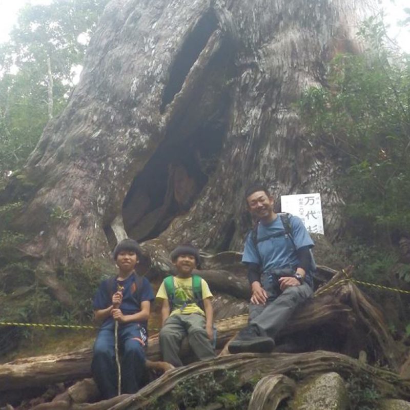 息子たちとモッチョム岳に登り初め 2017年