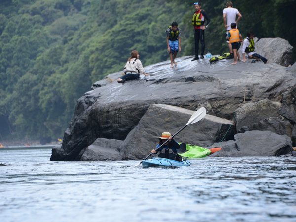 流れがきつく、みんなが諦めるポイントも必死に乗り越えてくるMさんの意地が垣間見られる写真