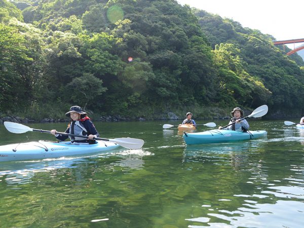 屋久島到着して直ぐに安房川カヤック