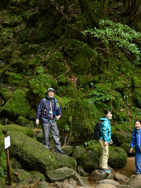 色んな表情をみせてくれた白谷の森とご家族