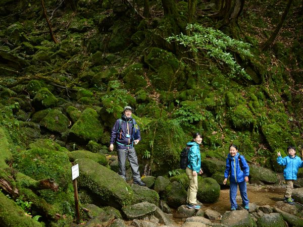 色んな表情をみせてくれた白谷の森とご家族